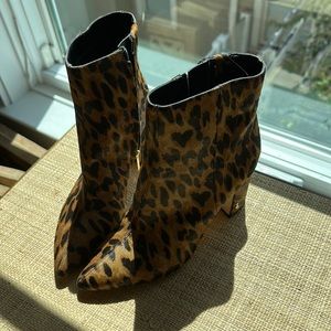 Sam Edelman Leopard Booties